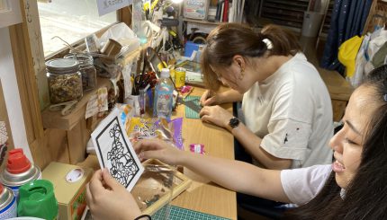A Day of Japanese Paper Cutting Art in Minamioguni
